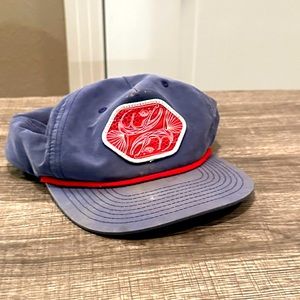 Bend, Oregon - Local Fly Fishing Shop - Hat - Salmon 69 - Abstract - Logo